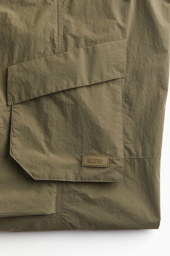 Loose Fit Parachute Cargo Pants