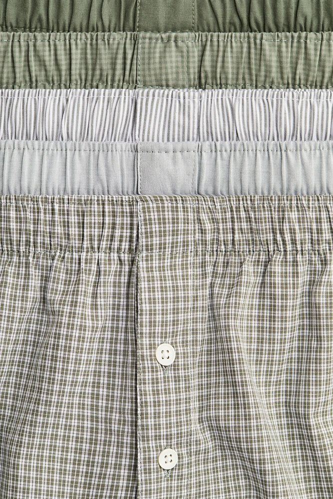 5-pack Woven Cotton Boxer Shorts