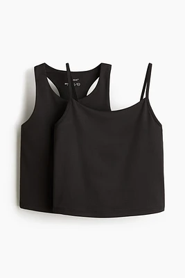 2-Pack Integral-Top Sports Tops with DryMove™