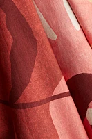 Linen-Blend Mini Dress