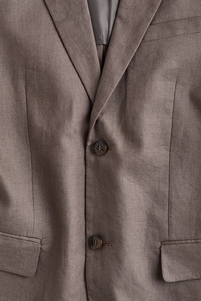 Slim Fit Linen Jacket