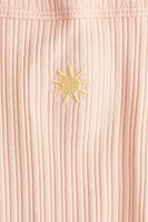 Embroidered-Detail Strappy Top