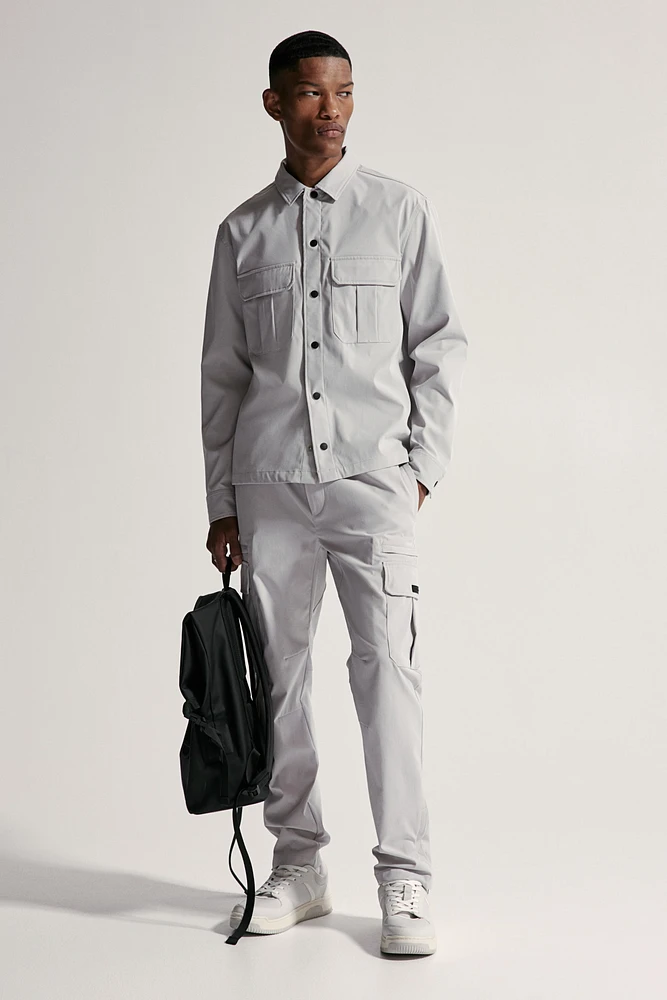 Regular Fit Utility Overshirt