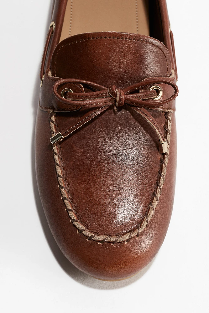 Leather Driving Loafers