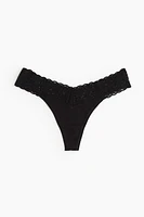 10-pack Lace Thong Briefs