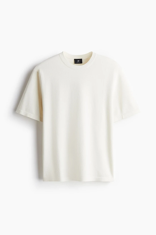 T-shirt coupe classique en tricot