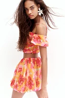 Open-Shoulder Blouse