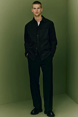 Chemise Coupe Classique en velours côtelé
