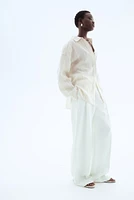 Chemise ample en lin