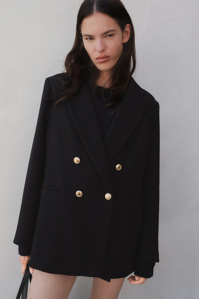 Textured-weave Jacket