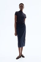 Eyelet-Embroidered Pencil Skirt