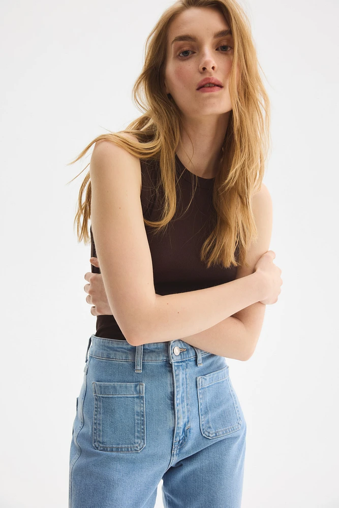 Flared Ultra High Jeans