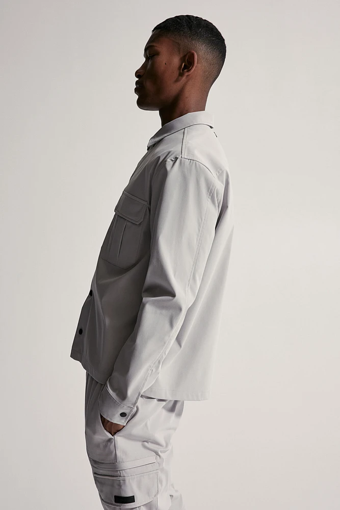 Regular Fit Utility Overshirt