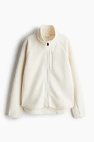 Veste de sport en tissu peluche
