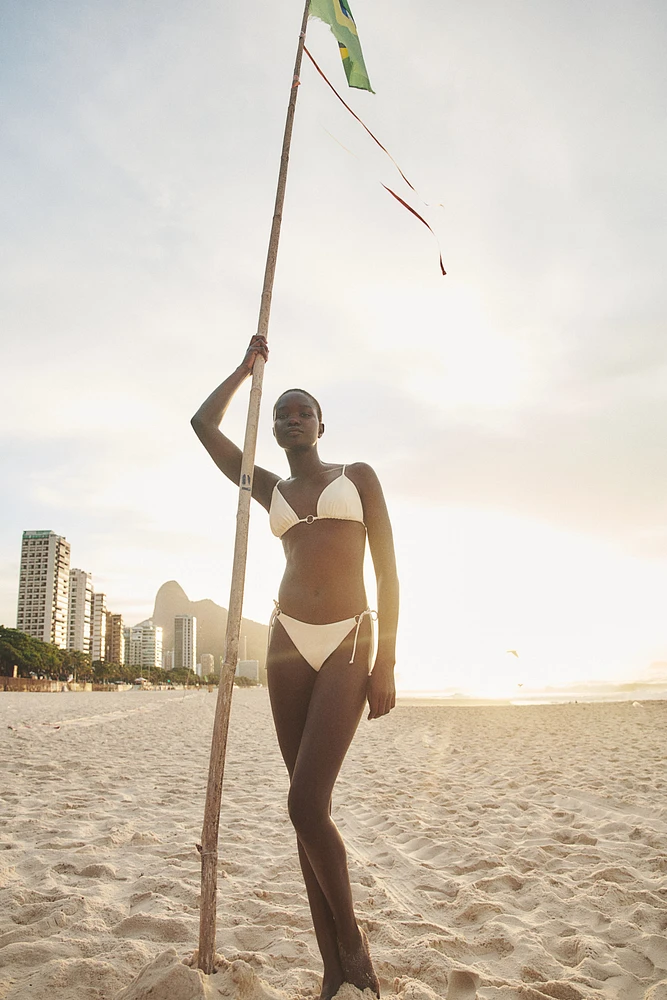 Culotte de bikini Tanga à nouer