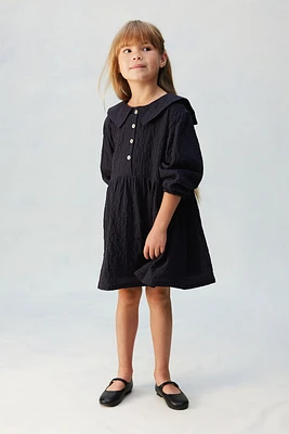 Robe en crépon de coton