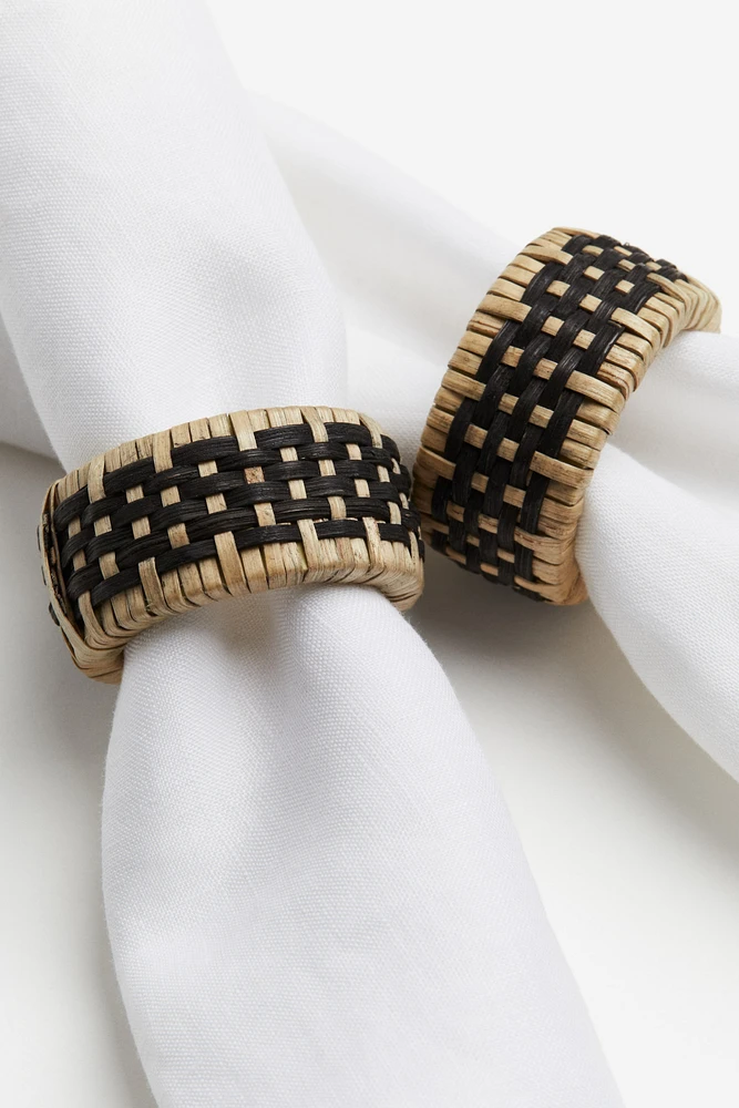 2-pack Rattan Napkin Rings