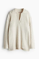 Cable-knit Sweater