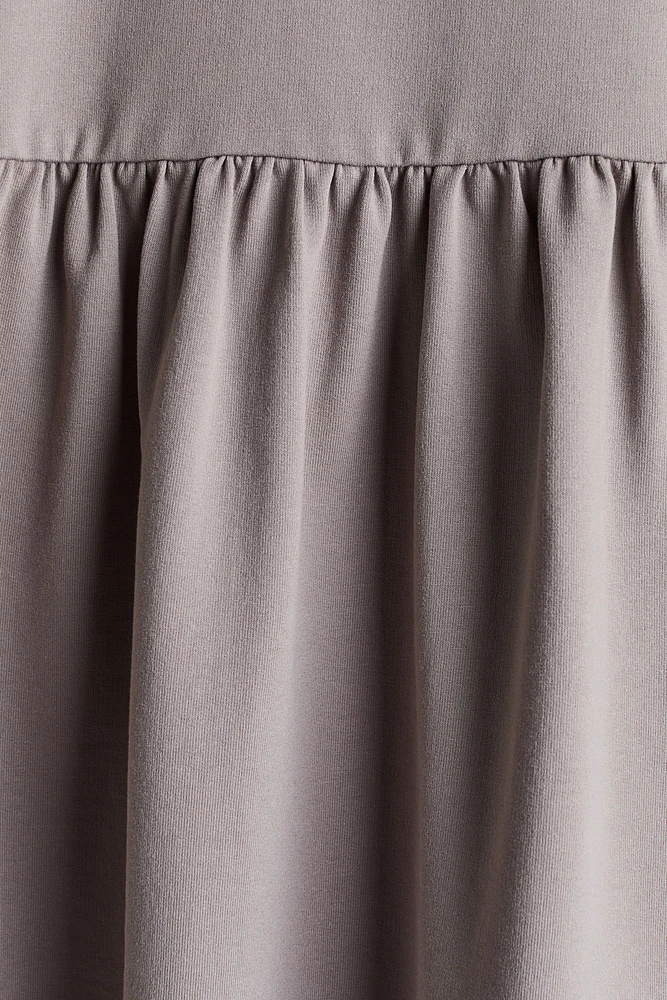 Robe grande taille en molleton