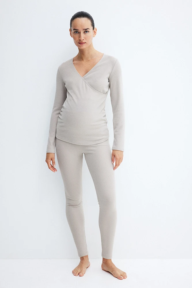 MAMA Before & After Nursing Wrapover Top