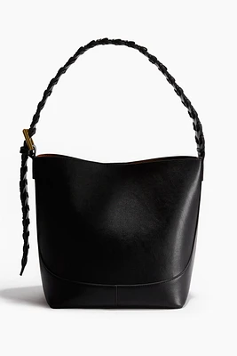 Braided-Strap Shoulder Bag