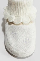 Pantoufles en maille de coton
