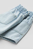 Loose Fit Denim Shorts