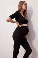 MAMA 2-pack Jersey Leggings