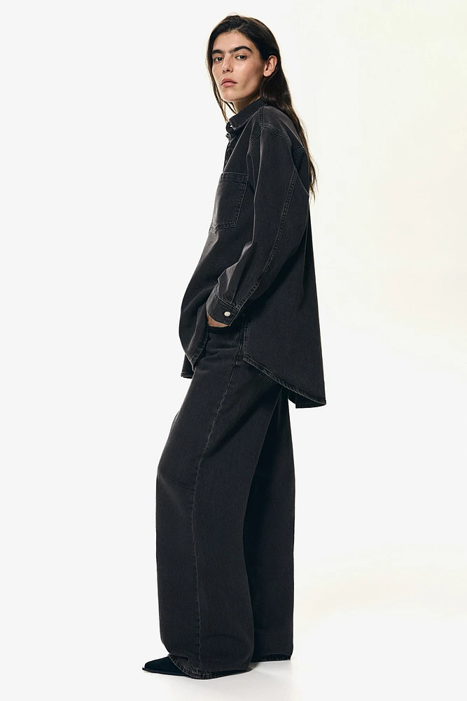 Feather Soft Oversized Denim Shirt