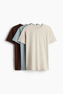 3-pack Slim Fit T-shirts