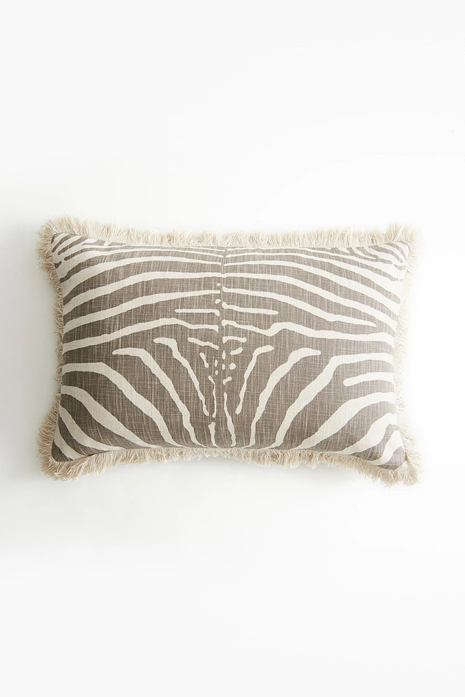 Cushion Cover with Fringe