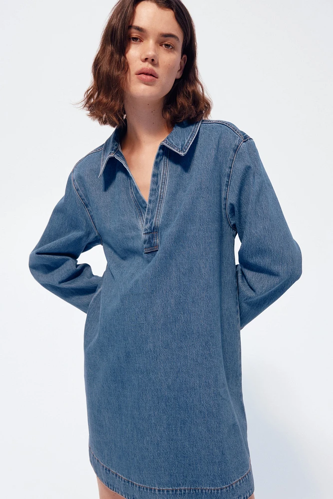MAMA Robe Before & After en denim
