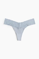 Lot de 10 culottes Thong en dentelle
