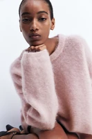 Oversized Mohair-Blend Sweater
