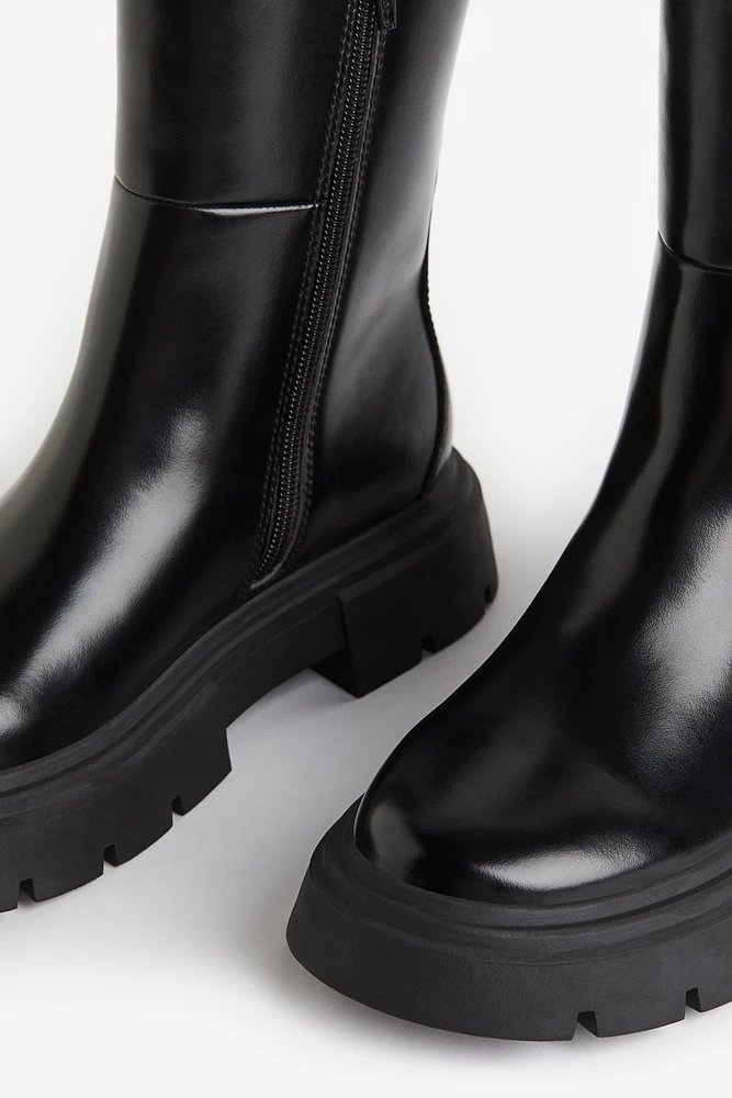 Chunky Chelsea Boots