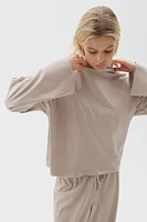 Long-Sleeved Cotton Top