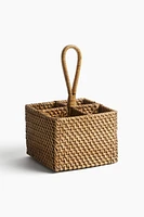 Rattan Cutlery Basket