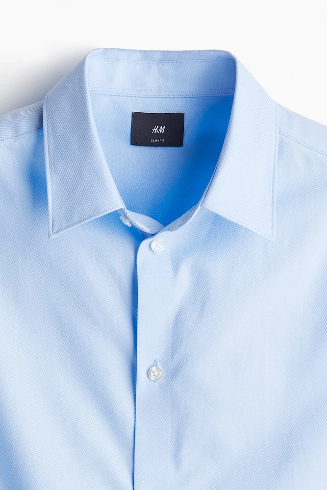 Slim Fit Pima Cotton Shirt