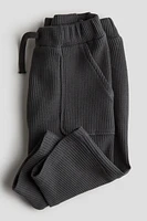 Pantalon de jogging en coton gaufré