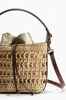 Straw Crossbody Bag