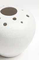 Ikebana Stoneware Vase