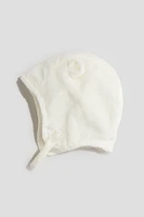 Pile Bonnet with Ear Appliqués