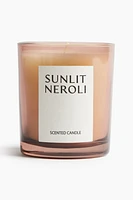 Bougie parfumée dans un pot en verre
