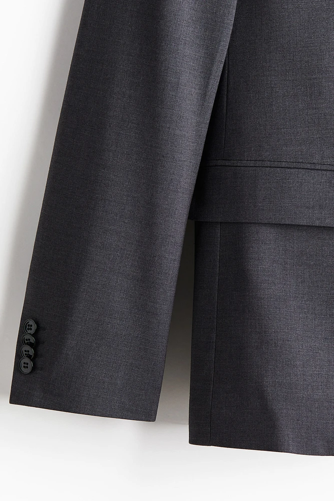 Slim Fit Single-Breasted Jacket