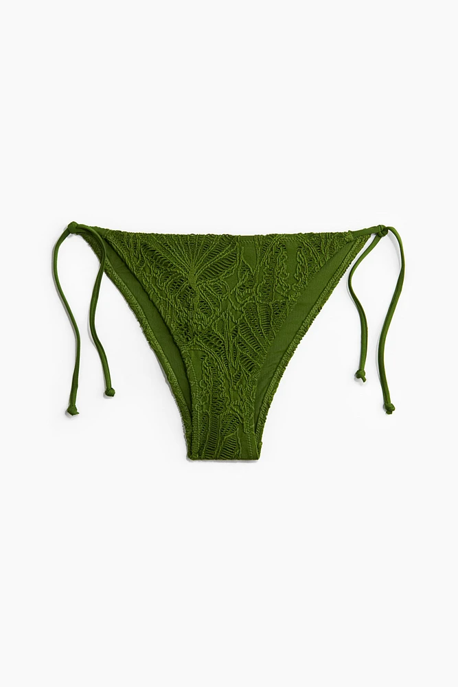 Tie tanga bikini bottoms