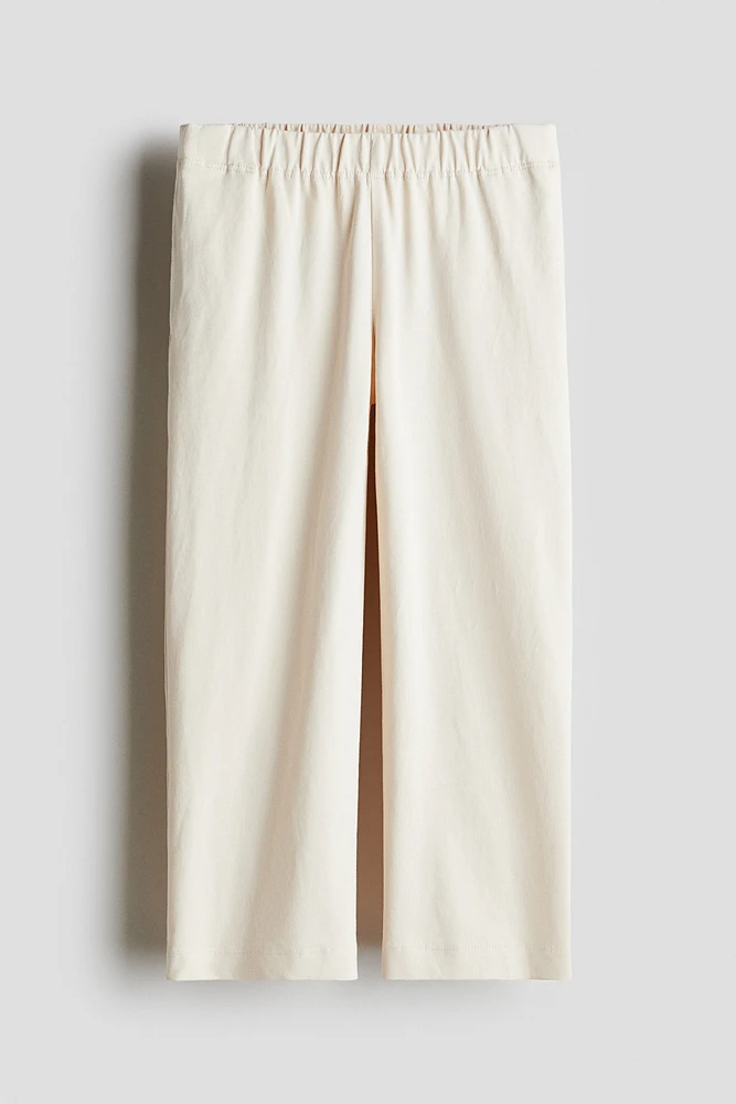 Pantalon large en jersey