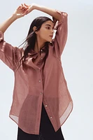 Oversized Ramie Shirt
