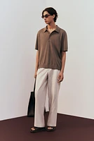 Regular-Fit Fine-Knit Polo Shirt