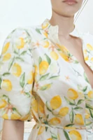 Robe longue en coton