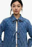 Quilted Denim Jacket